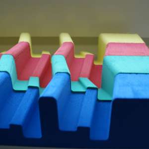 3D water jet cut tooth bars